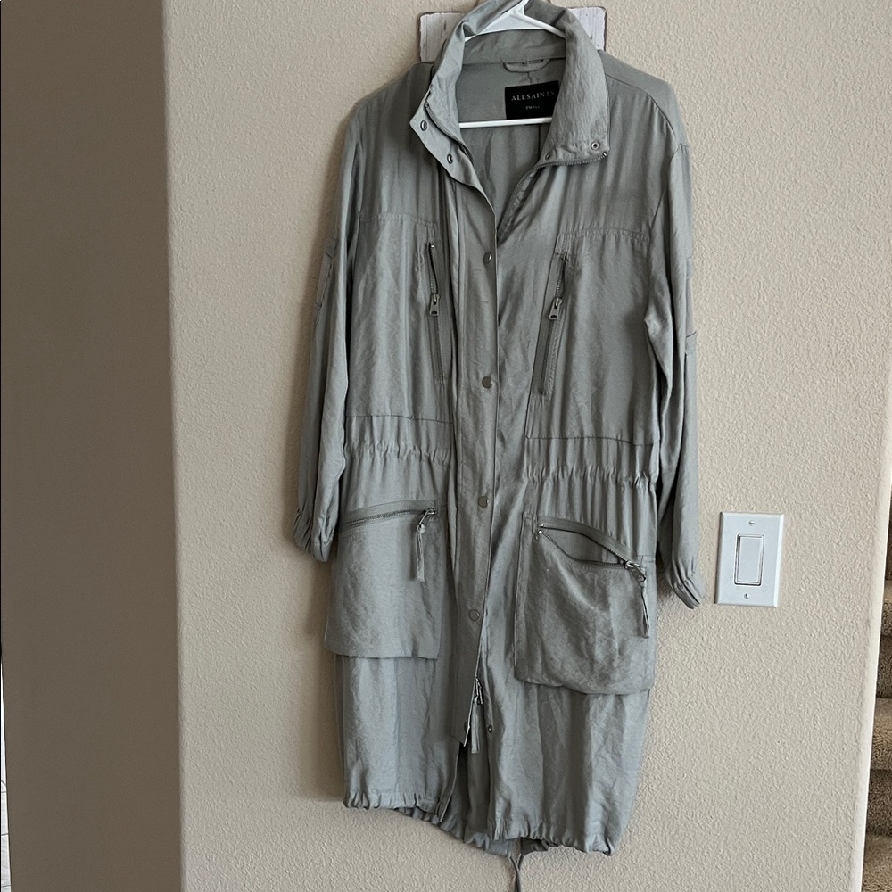 All Saints Women's Military Field Jacket in Gray